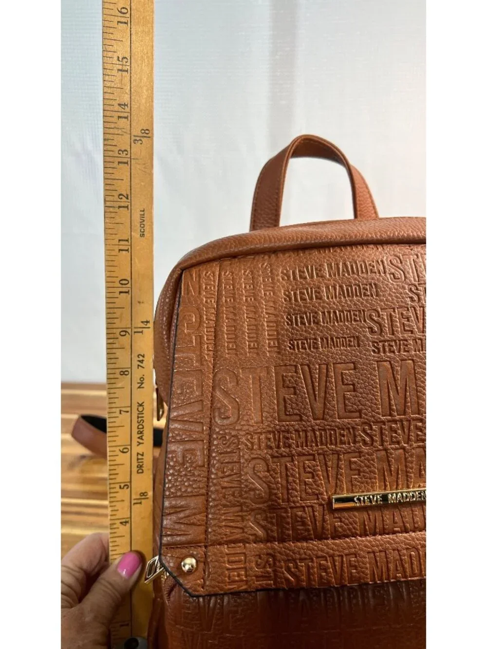 Steve Madden Logo tassel backpack purse, multipurpose, NWT